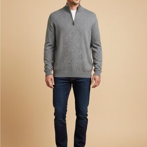 Men’s John W. Nordstrom Gray Cashmere Sweater L